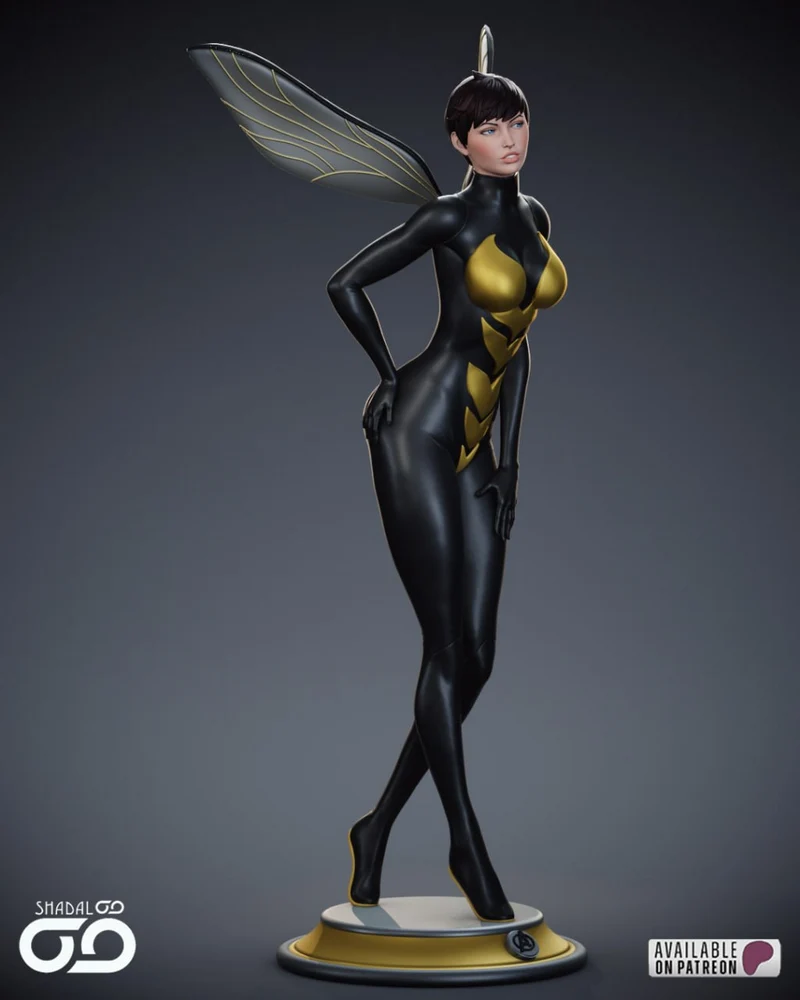 Wasp — Marvel 3D model
