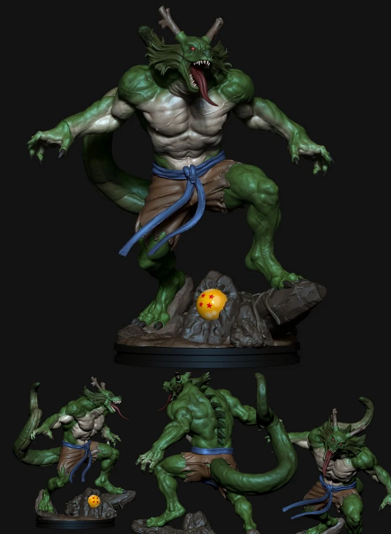 Shenlong Warrior — Dragon Ball 3D model