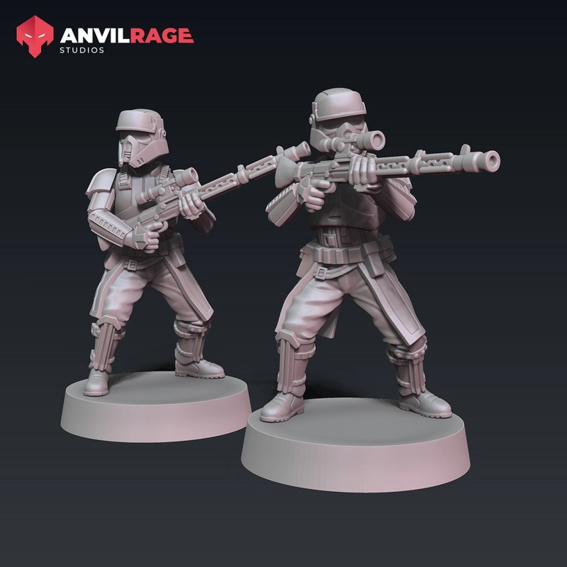 Shore Trooper Remnant Sniper — Star Wars 3D model