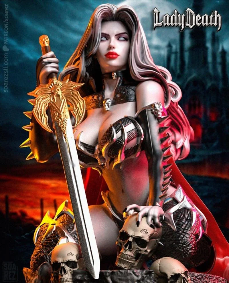 Lady Death — Chaos! Comics 3D model