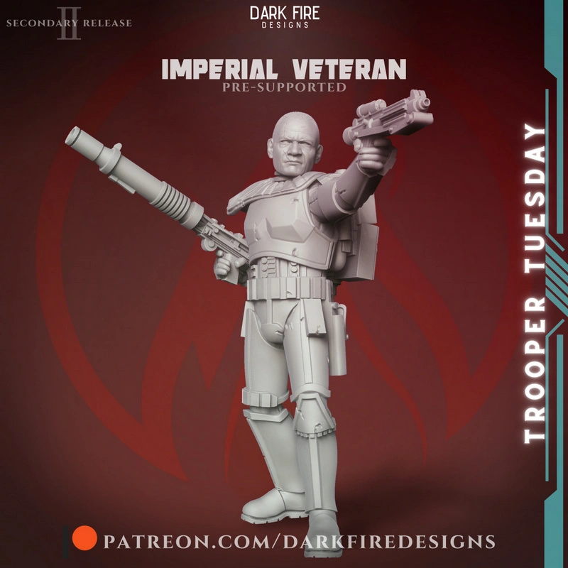 Clone Veteran Stormtrooper — Star Wars 3D model
