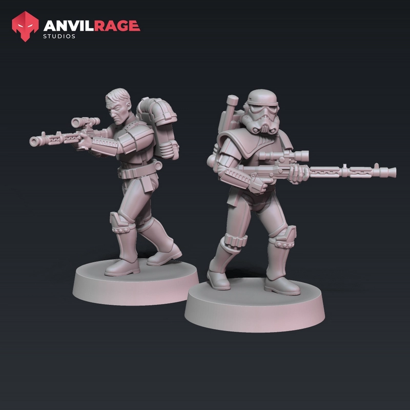 Stormtrooper Remnant Sniper — Star Wars 3D model