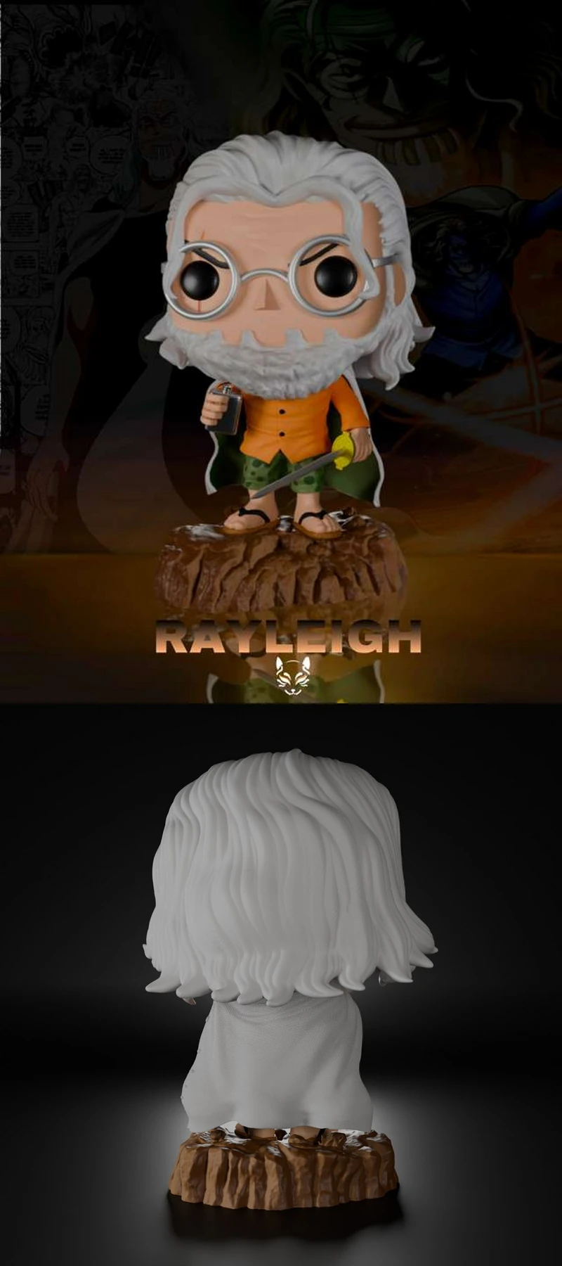 Silvers Rayleigh — One Piece 3D model