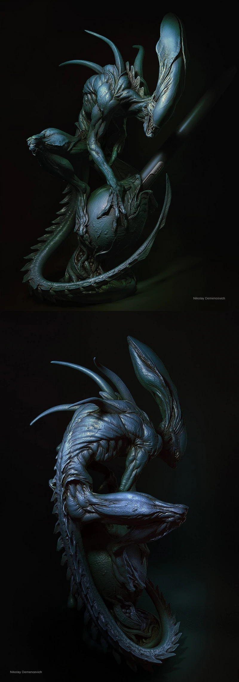 Alien Pen Holder — Original Character 3D model