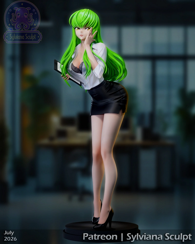 Office Lady — Original Character 3D model