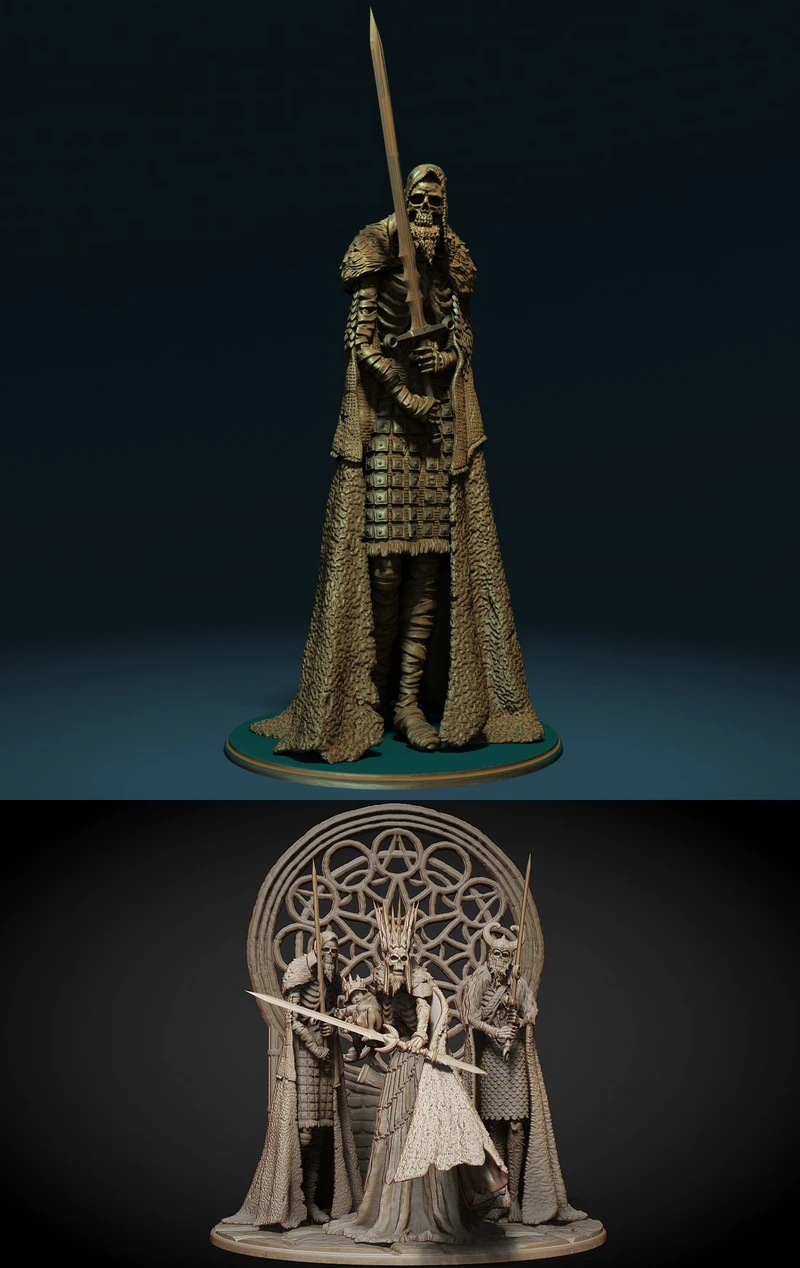 The Crown Prince Diorama — Original Character 3D model