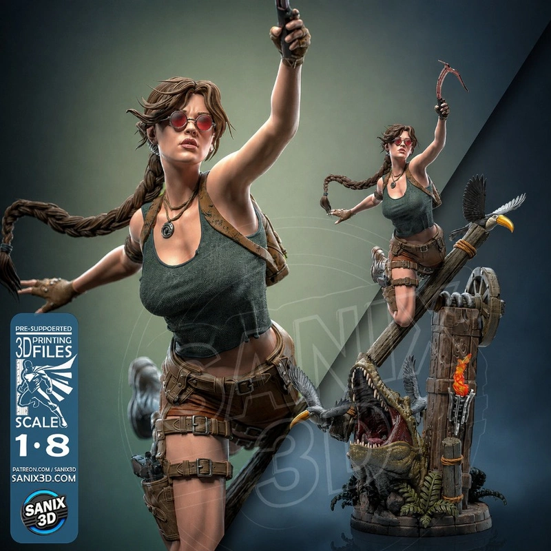 Lara Croft — Tomb Raider 3D model
