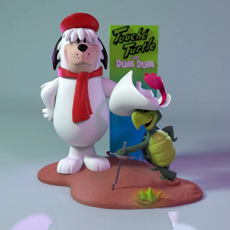 Touché and Dum Dum — Touché Turtle and Dum Dum 3D model