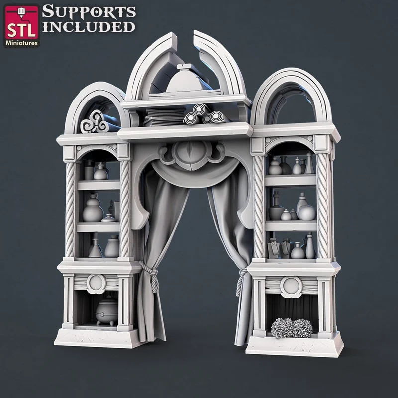 Toxic Vendor Cabinet — Fantasy 3D model