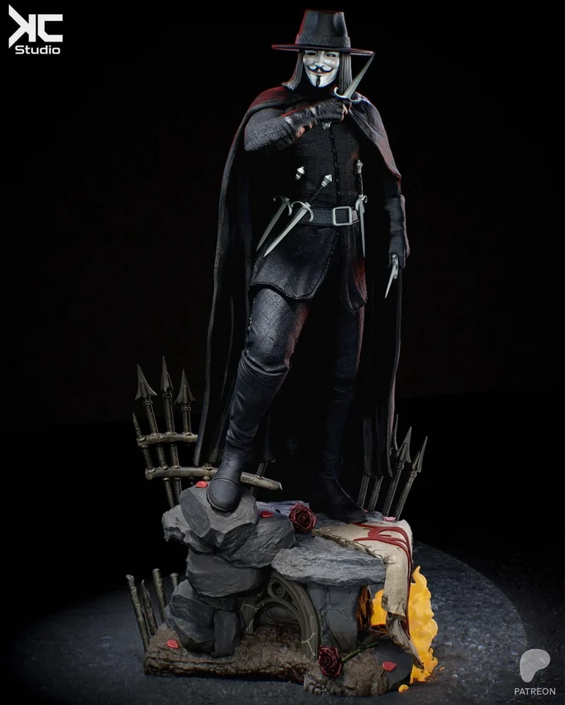 V for Vendetta — V for Vendetta 3D model