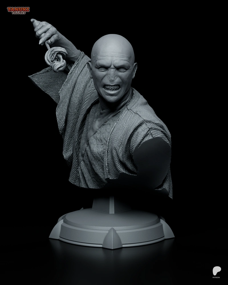 Voldemort Bust — Harry Potter 3D model