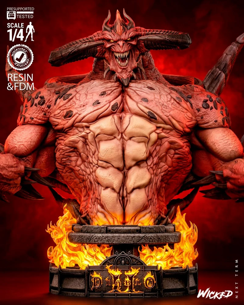 Diablo Bust — Diablo 3D model