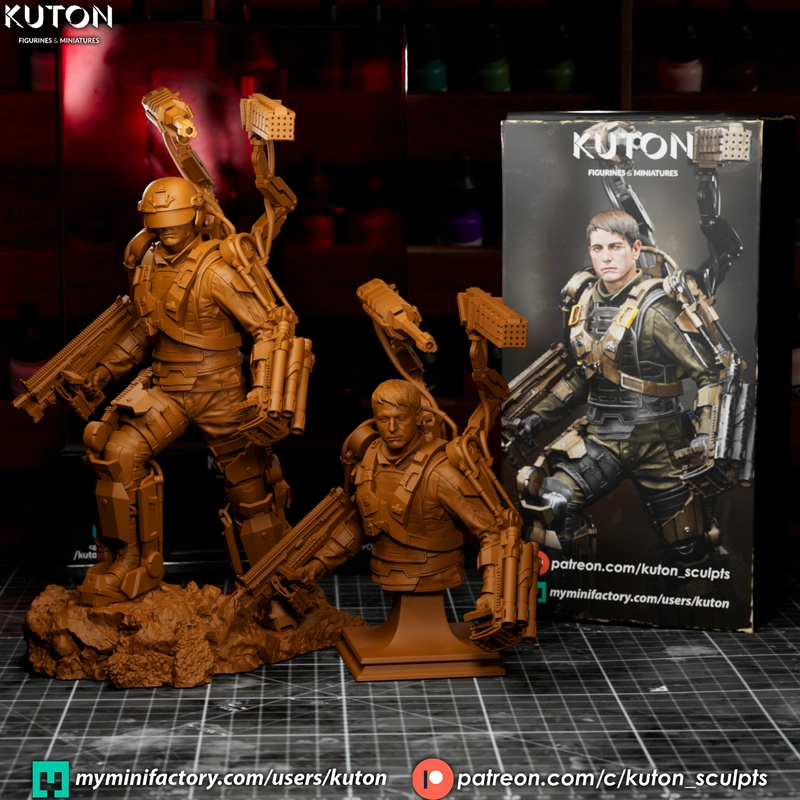 William Cage — Edge of Tomorrow 3D model