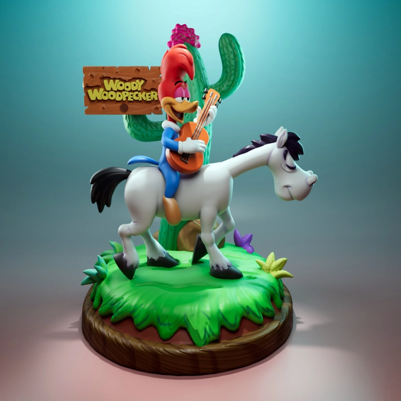 Woody Woodpecker — Woody Woodpecker 3D model