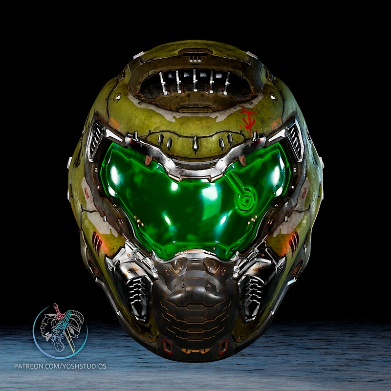 Doctor Doom Helmet — Marvel 3D model