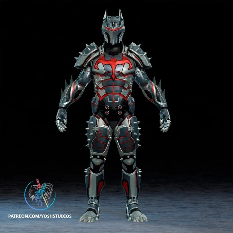 Yoshstudios-HellBat-Armor – STL 3D Print Model | AssetsFree.com Hellbat Armor — DC Comics 3D model