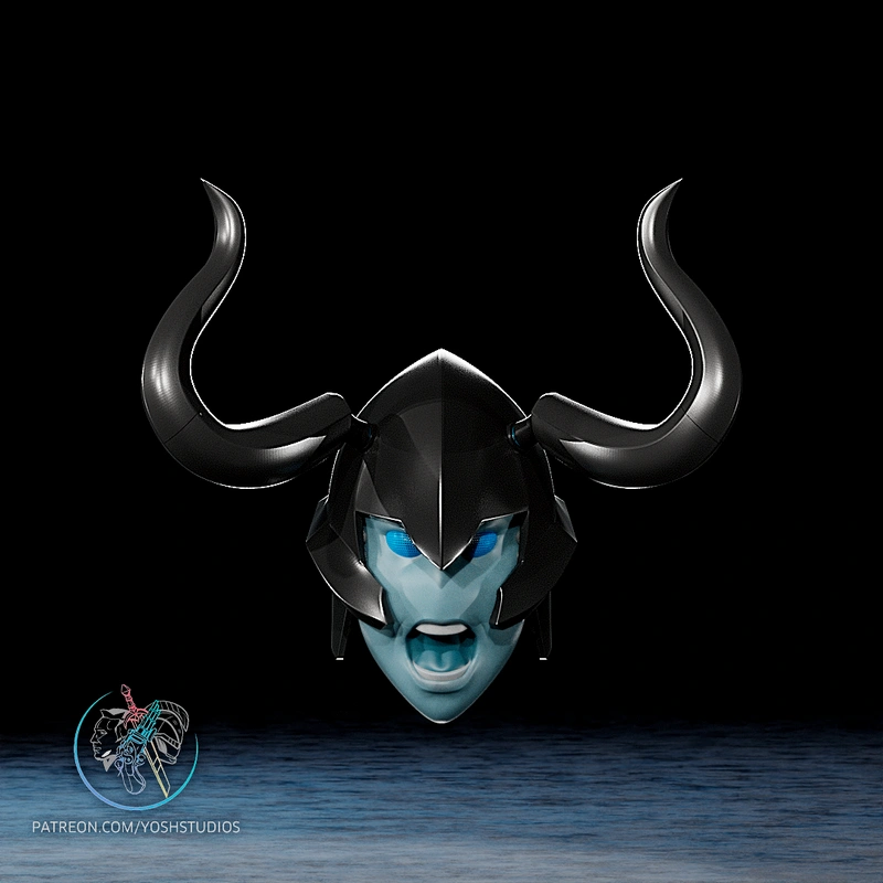 Iron the Shadow Helmet — Sonic the Hedgehog 3D model