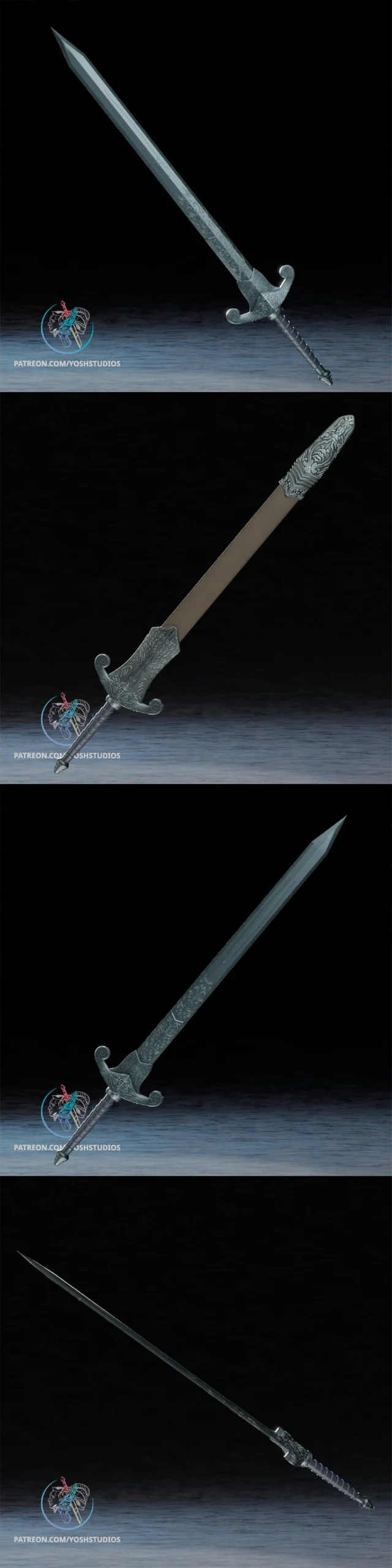 Oblivion Sword — The Elder Scrolls IV: Oblivion 3D model