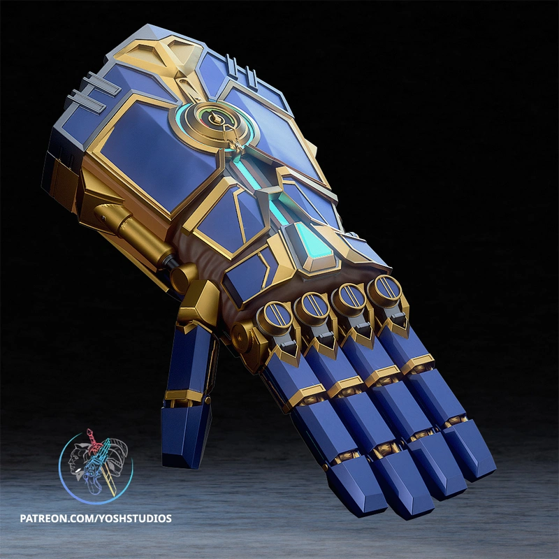 Vi Gauntlet — League of Legends / Arcane 3D model