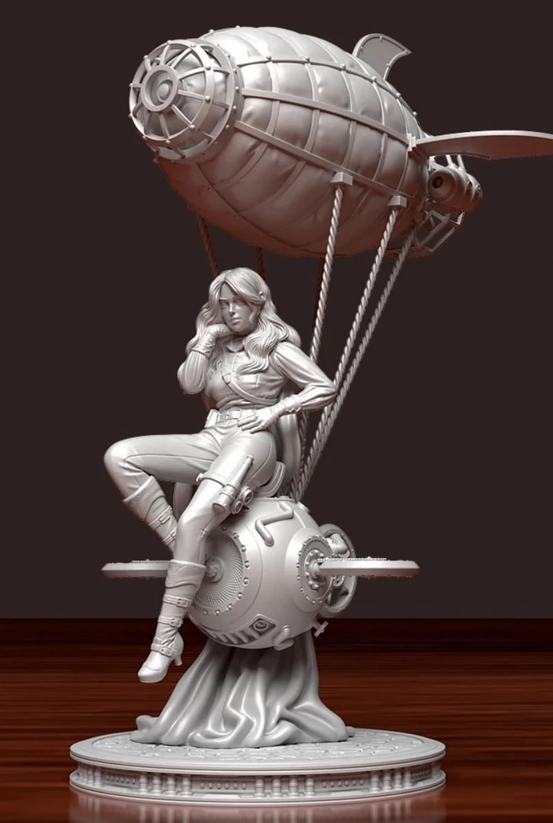 Zeppelin Drone — Original Character 3D model