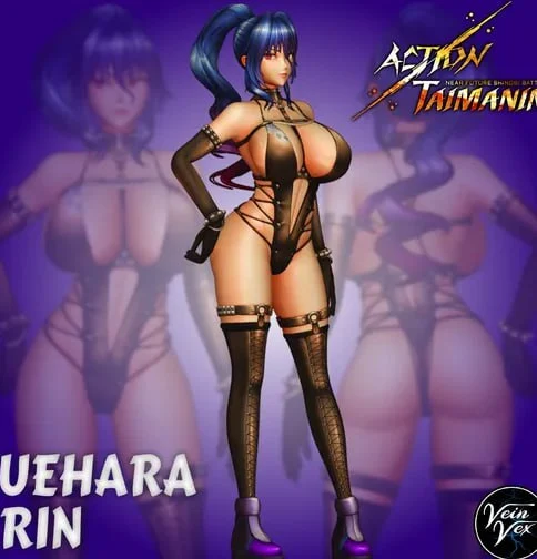 Uehara Rin — Action Taimanin 3D model