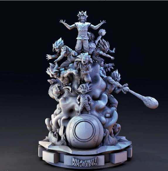 Base Goku — Dragon Ball 3D model