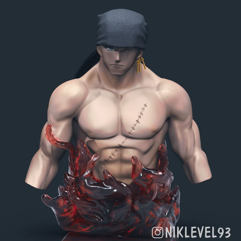 Roronoa Zoro Bust — One Piece 3D model