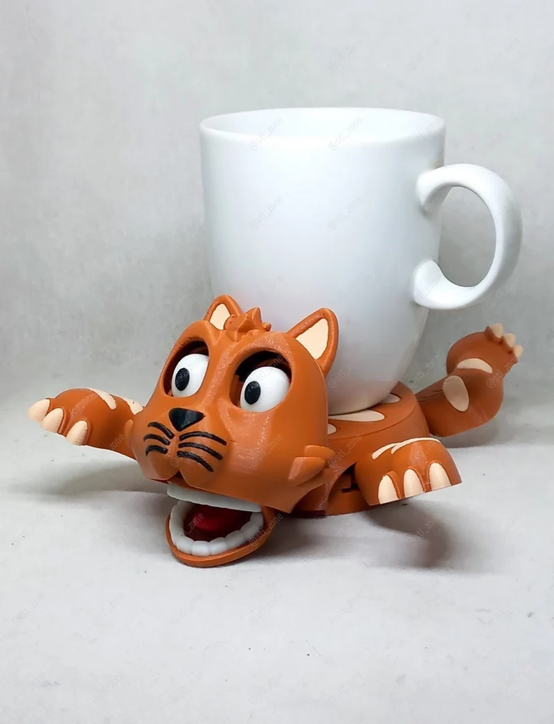 Cat Cup Holder — Original Design 3D model