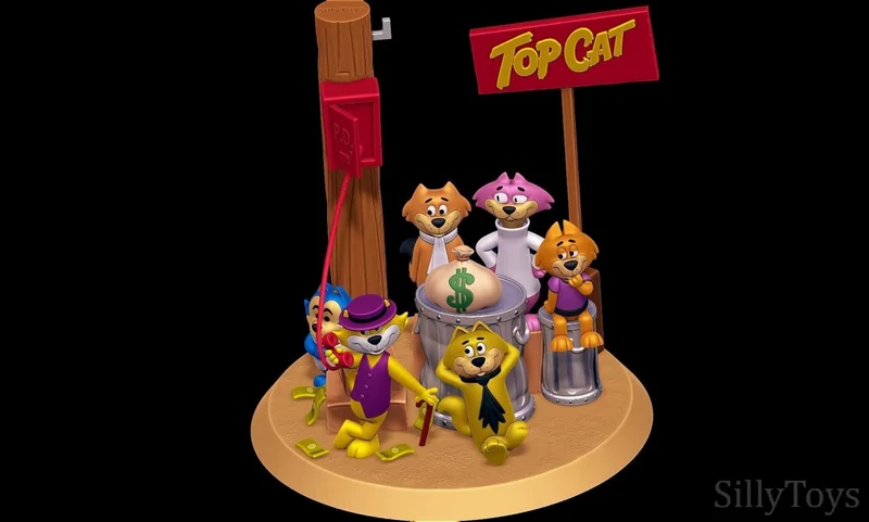 Top Cat Diorama — Top Cat 3D model