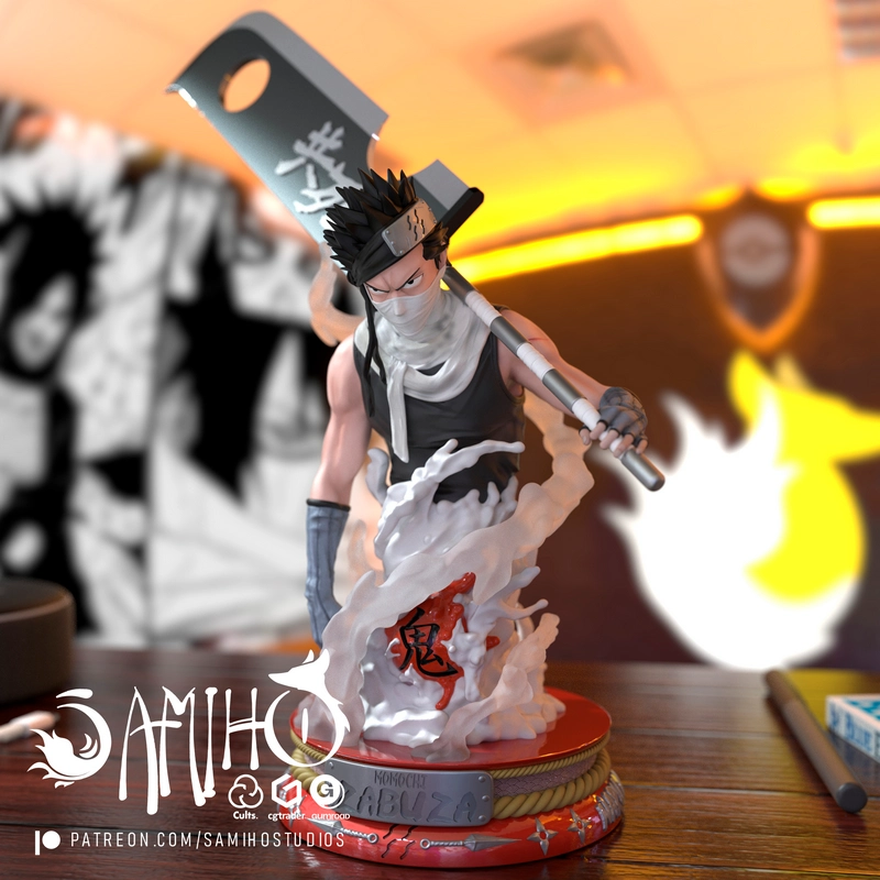 Zabuza Momochi — Naruto 3D model