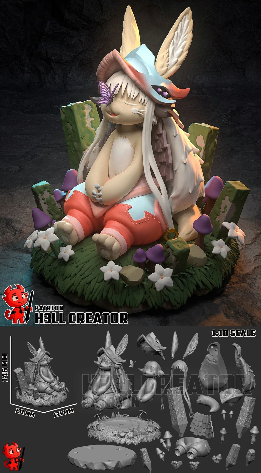 Nanachi — Made in Abyss 3D model