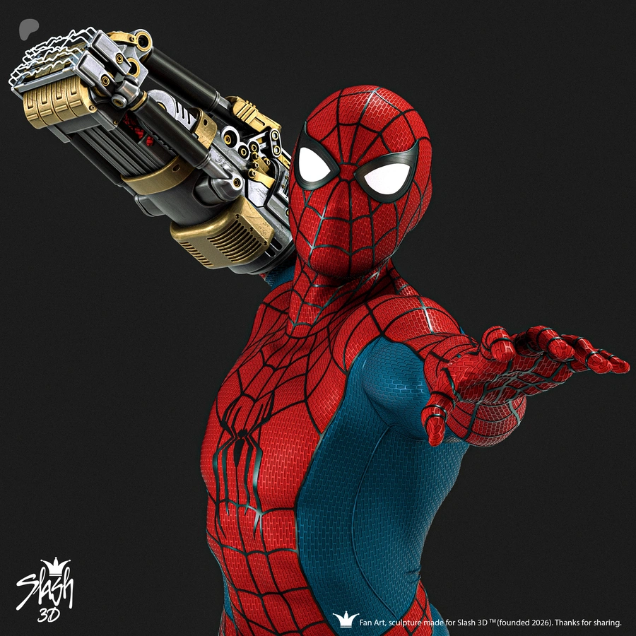 Spider-Man Diorama — Marvel 3D model