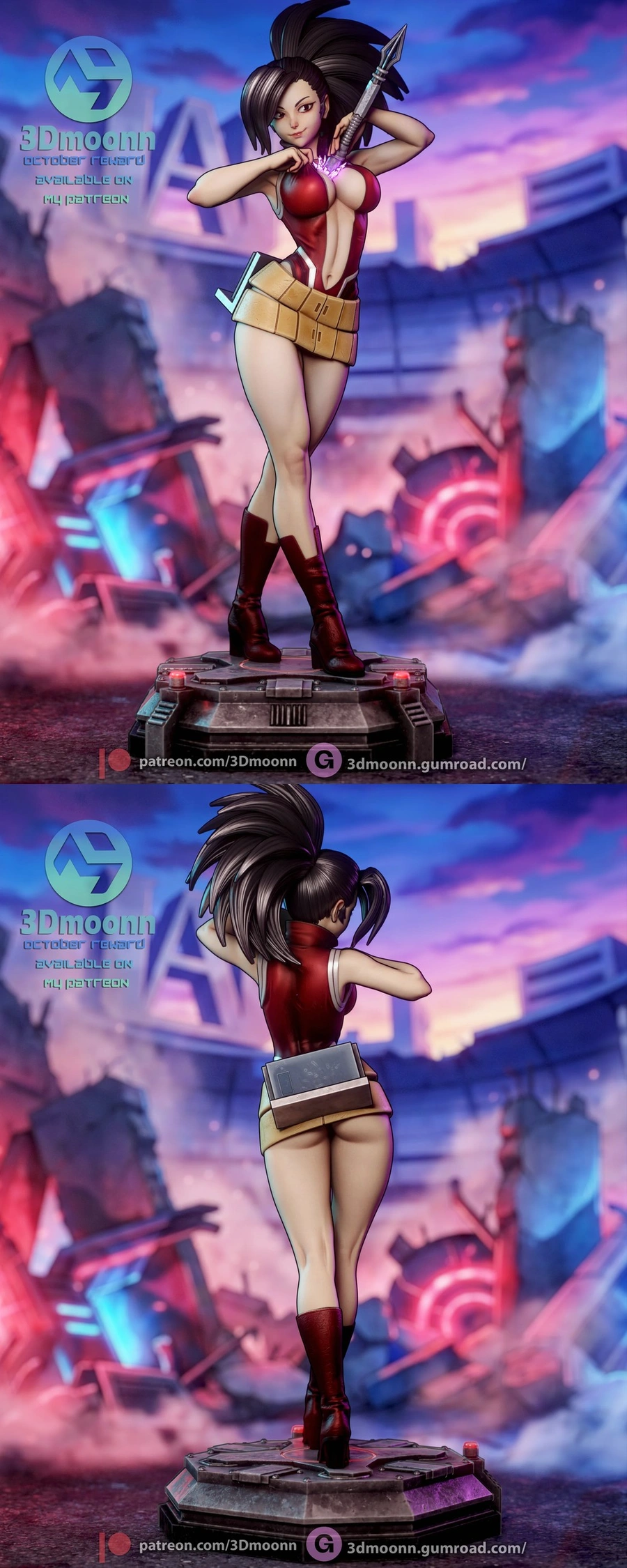 Deku Rocket Beast — My Hero Academia 3D model