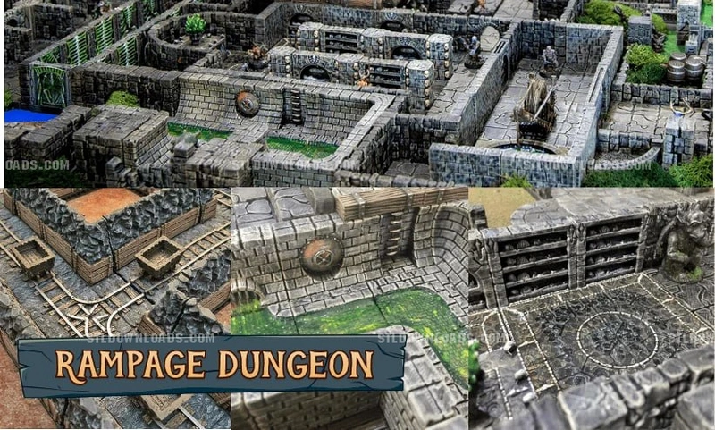 Rampage Complete Dungeons — Rampage 3D model