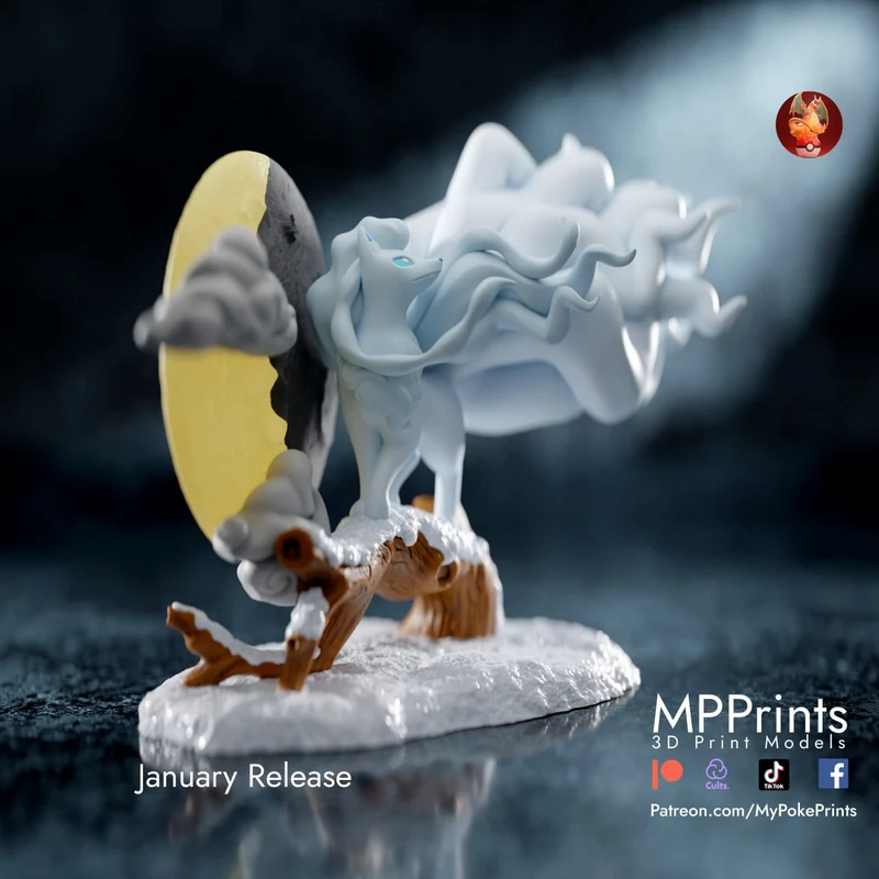 Alolan Ninetales — Pokémon 3D model