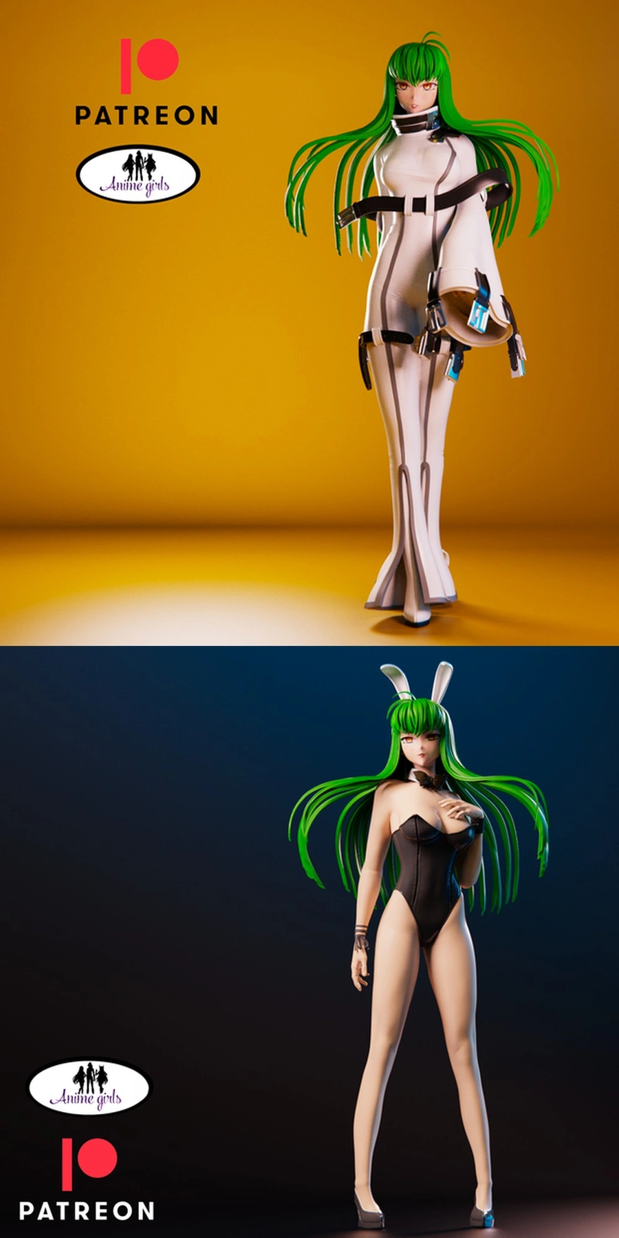 Code Geass Anime Girls Collection — Code Geass 3D model