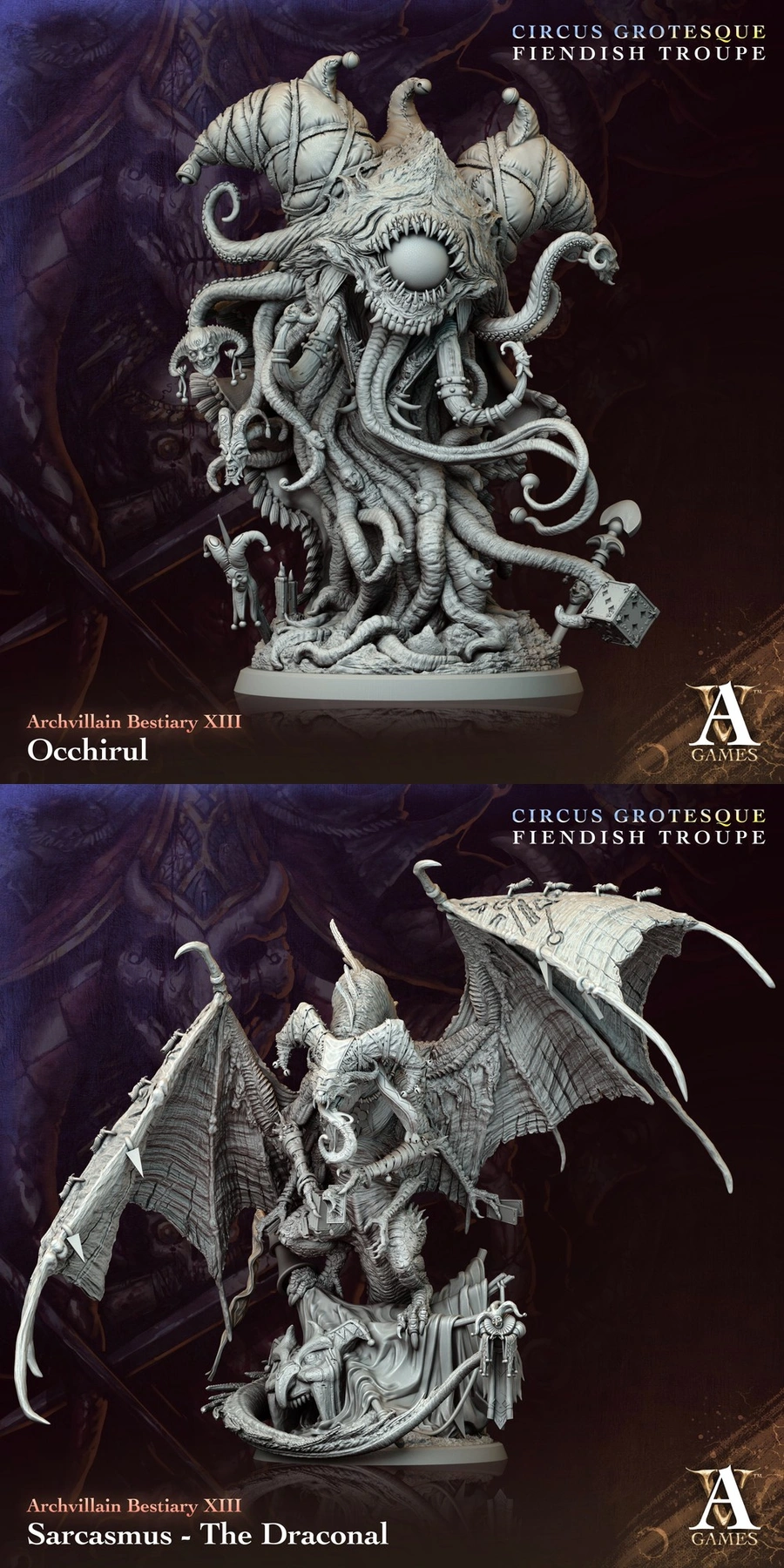 Archvillain Bestiary Volume XIII — Original Collection 3D model