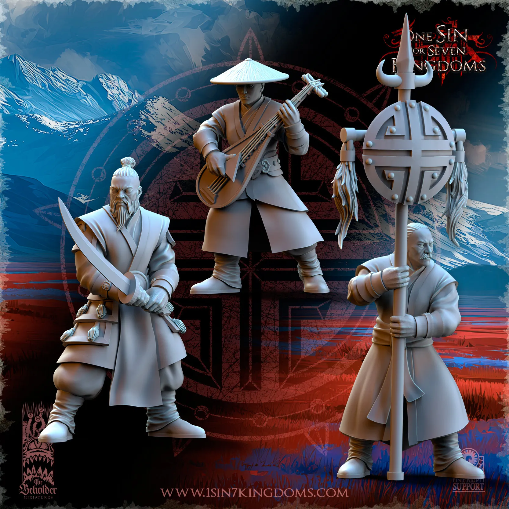 Astarii Dynasty Peasant Militia Command — Original Fantasy 3D model
