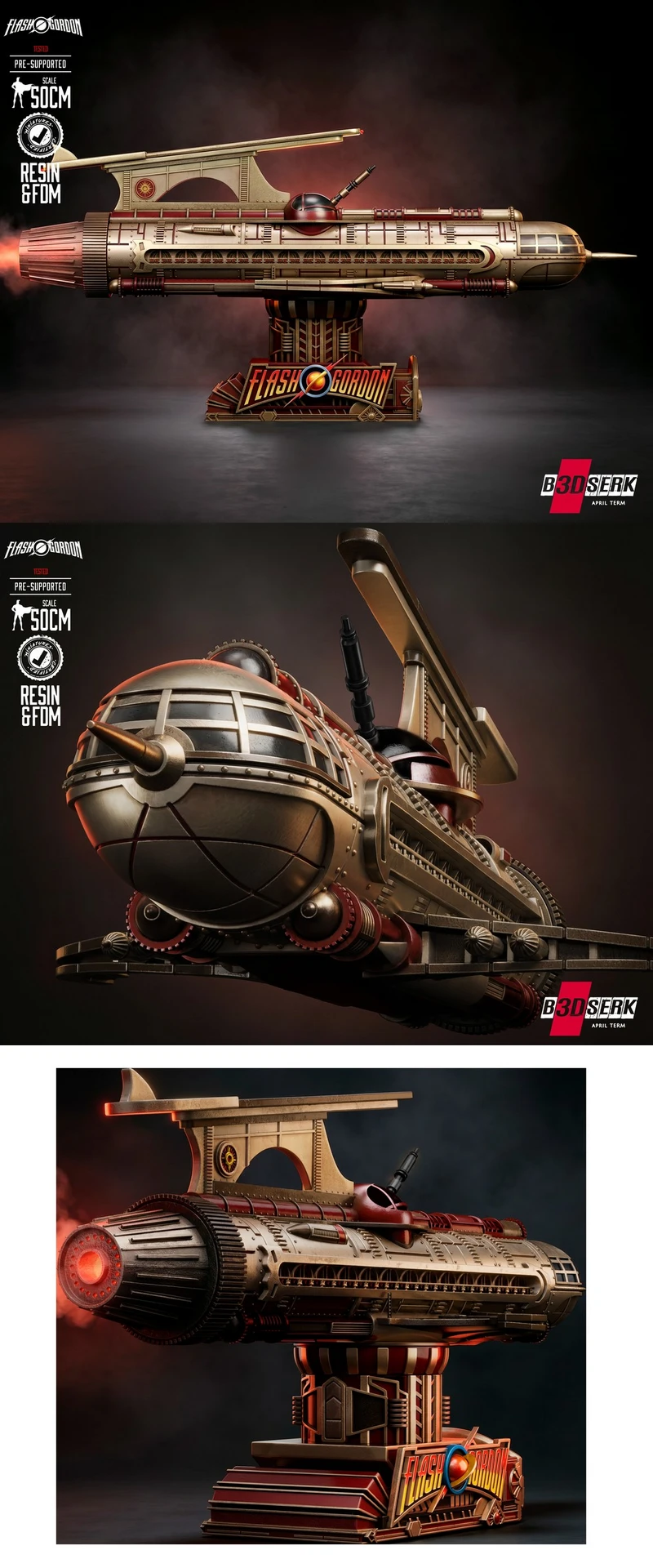 Flash Gordon Ship — Flash Gordon 3D model