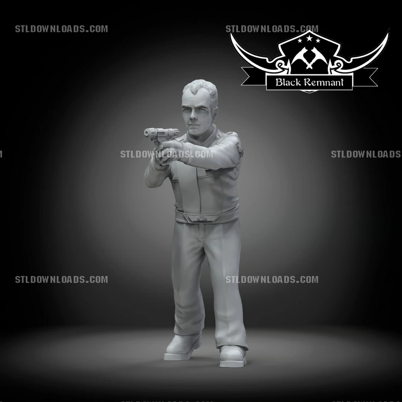 Michael Garibaldi — Babylon 5 3D model
