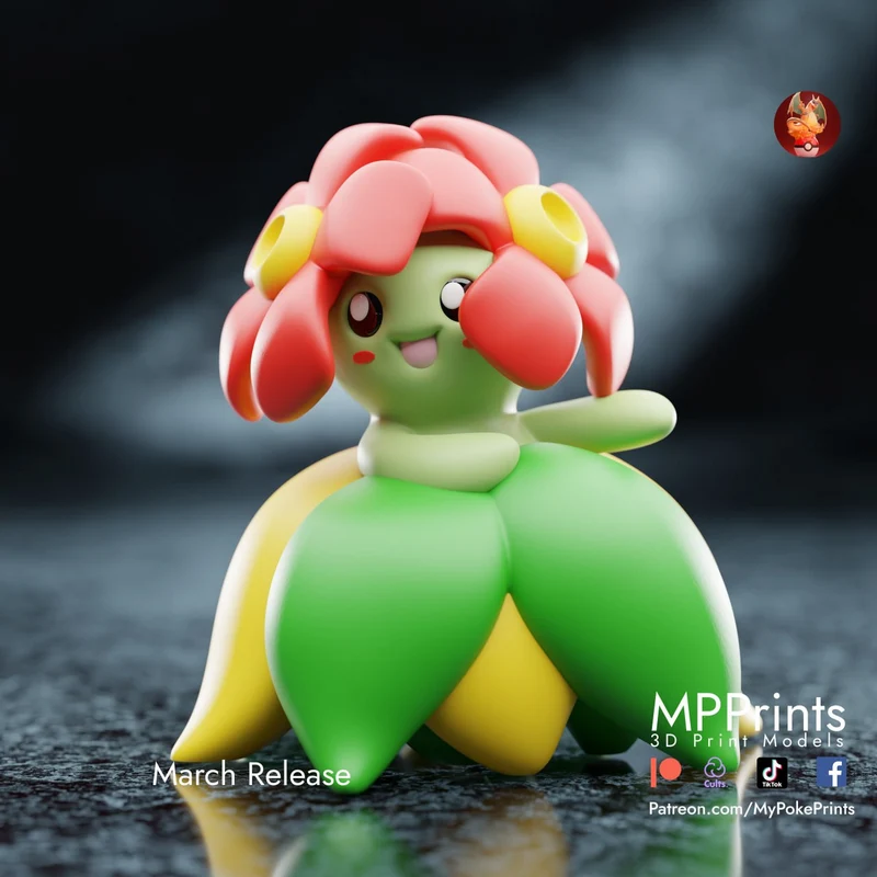 Bellossom — Pokémon 3D model
