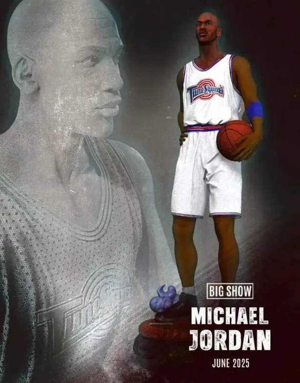 Big Show and Michael Jordan Sculpture — Celebrity 3D model
