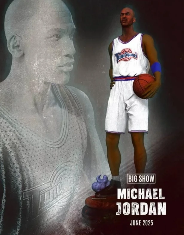 Big Show and Michael Jordan Sculpture — Celebrity 3D model