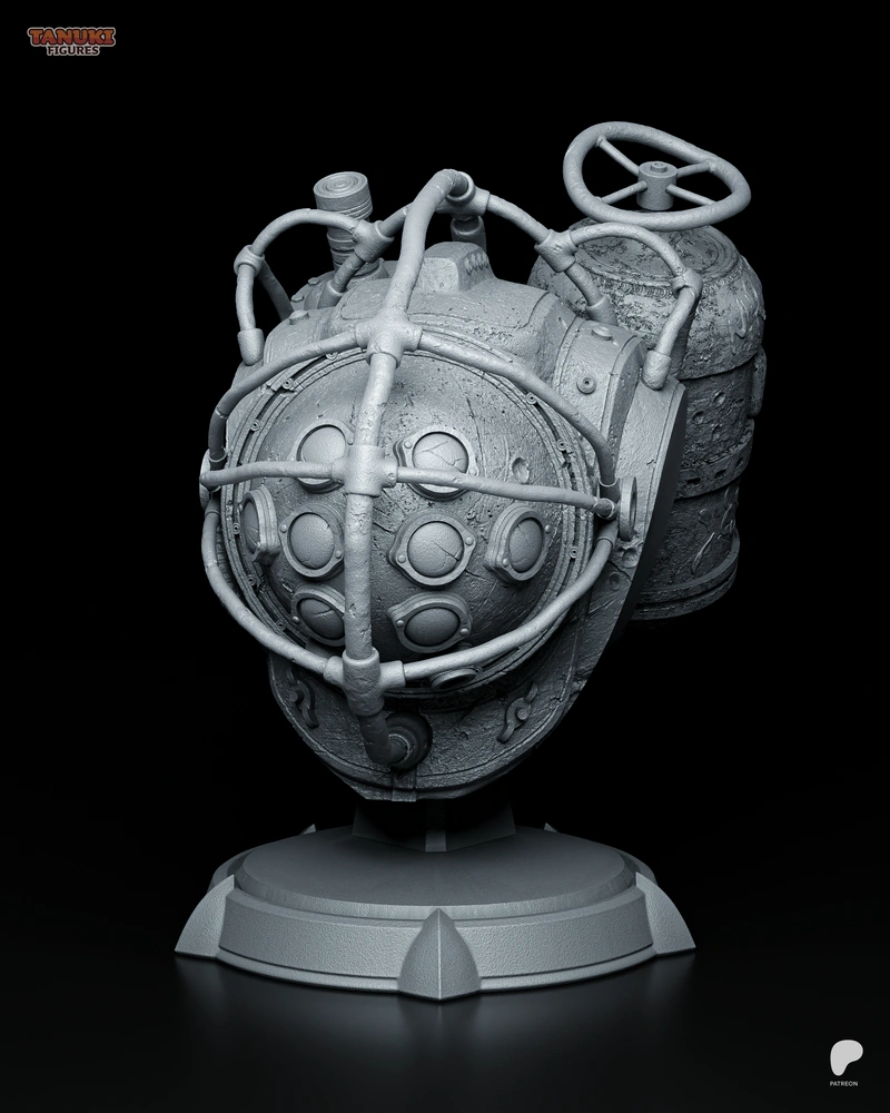 Big Daddy Bust — BioShock 3D model
