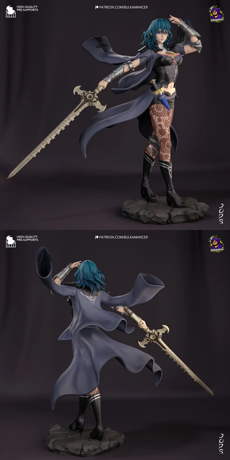 Ashen Professor — Original Character 3D model