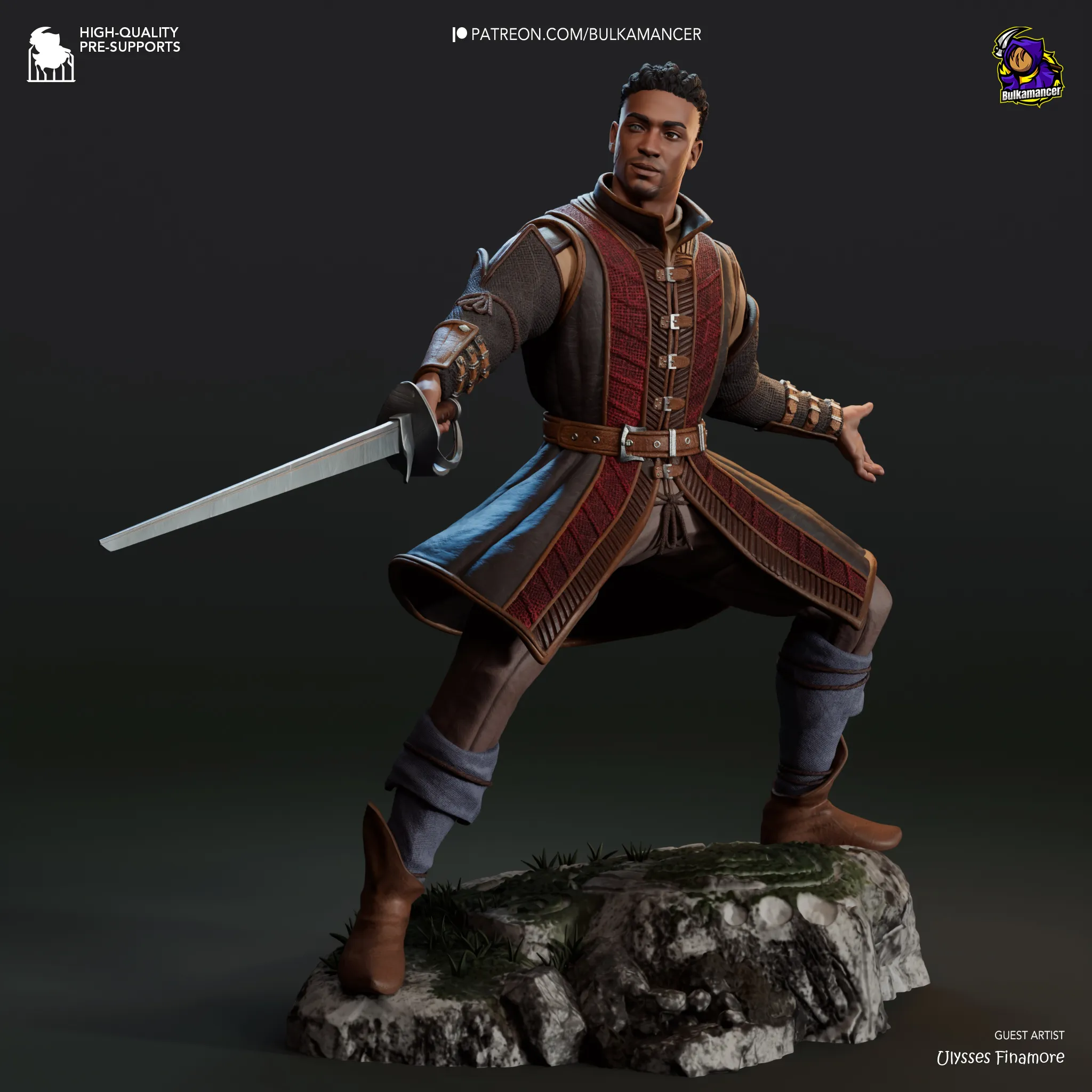 Wyll Ravengard — Baldur's Gate 3 3D model