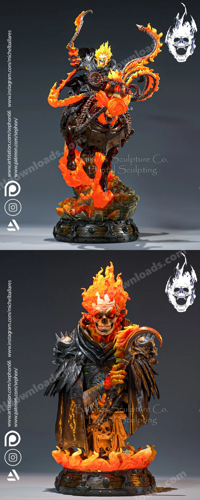 Ghost Rider — Marvel 3D model