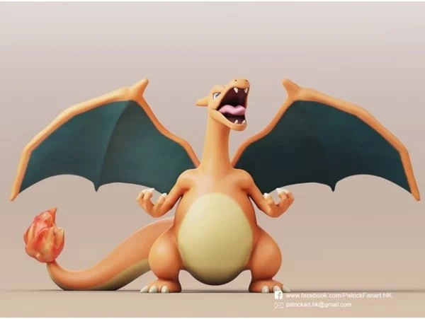 Charizard — Pokémon 3D model