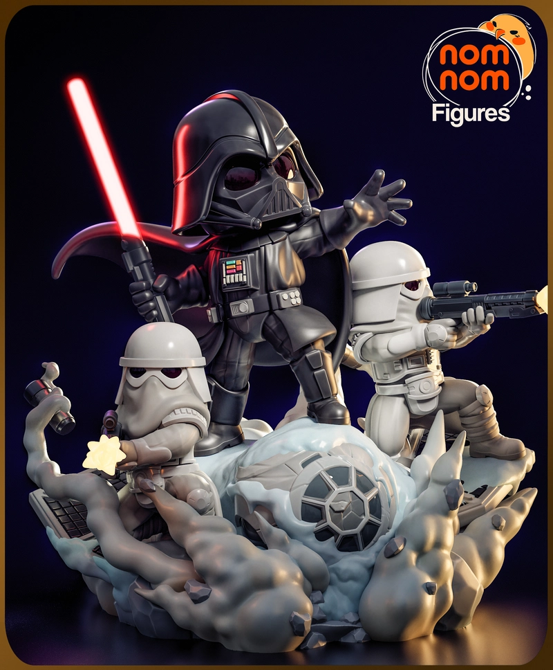 Darth Vader Chibi — Star Wars 3D model