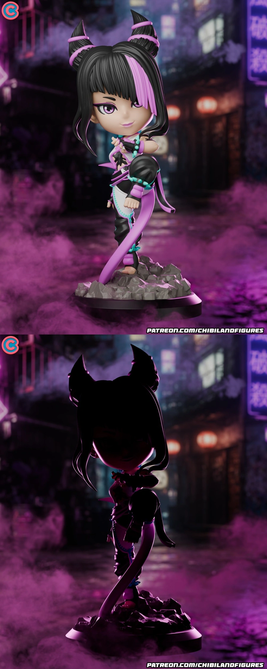 Juri Chibi — Street Fighter 3D model